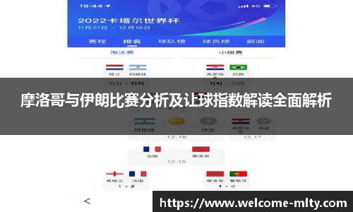 摩洛哥与伊朗比赛分析及让球指数解读全面解析
